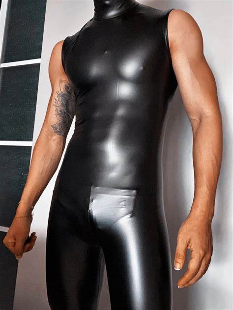 latex outfit men